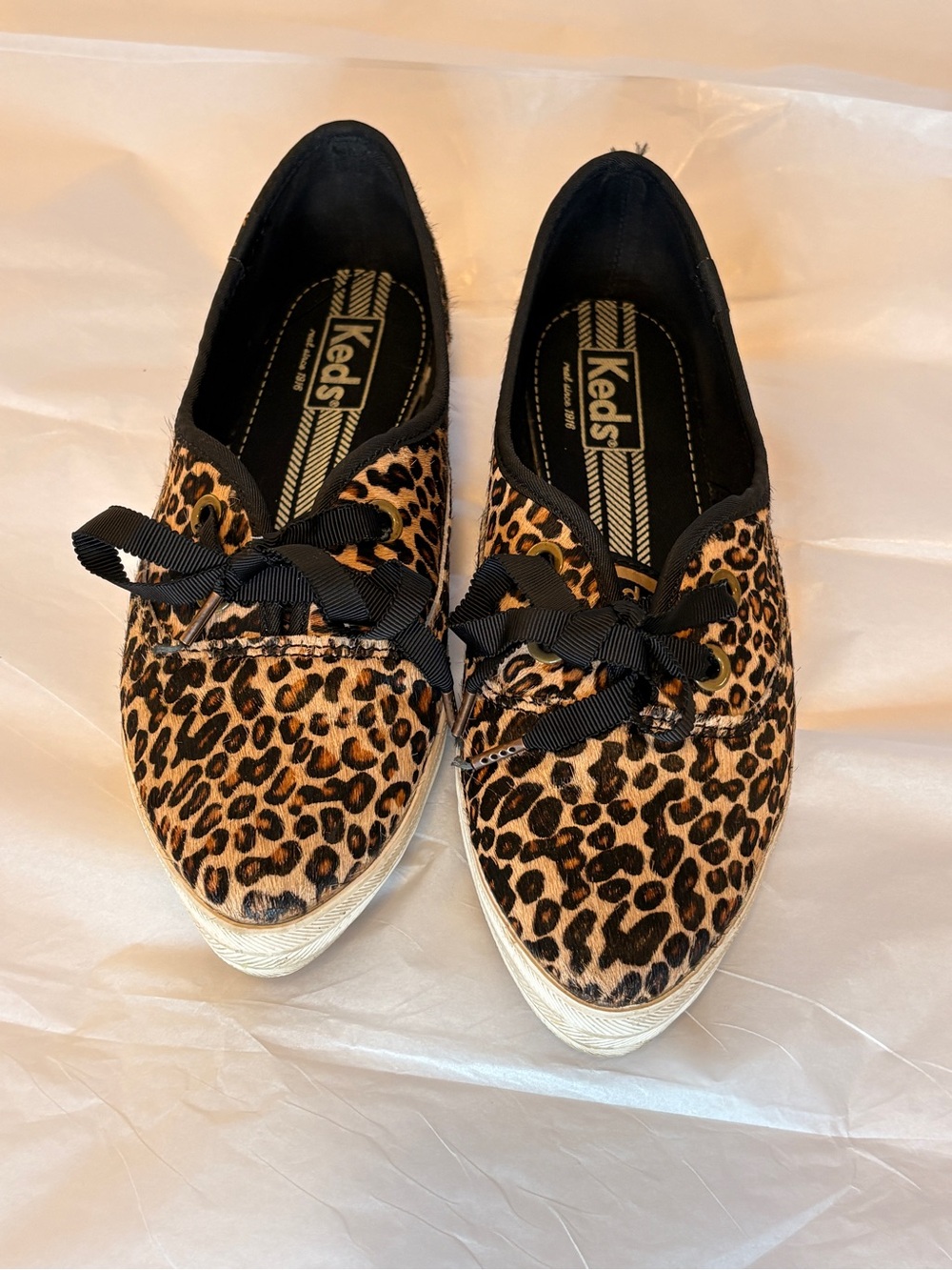 Keds Leopard-Print Slip-On Sneakers Size 7
